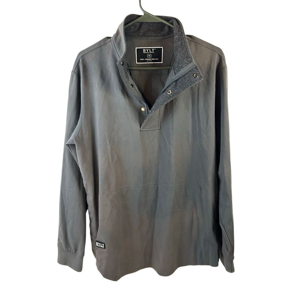 Bylt Elite +Fairway‎ pullover Mens M Gray